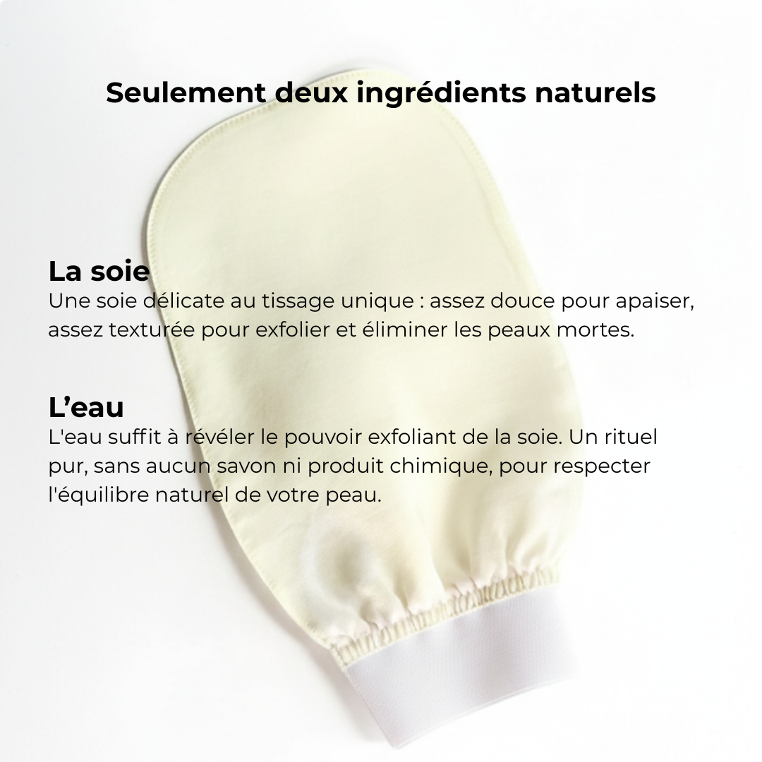 Gant Exfoliant en Soie - Corps